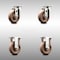 Service Caster 4 Inch 316SS High Temp Glass Filled Nylon Swivel Top Plate Caster Rigid, 2PK SCC-SS31620S414-GFNSHT-2-R-2 - alternate 1